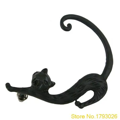 3 цвета Ретро винтажный панк готический медный Кот киска ухо манжеты для женщин