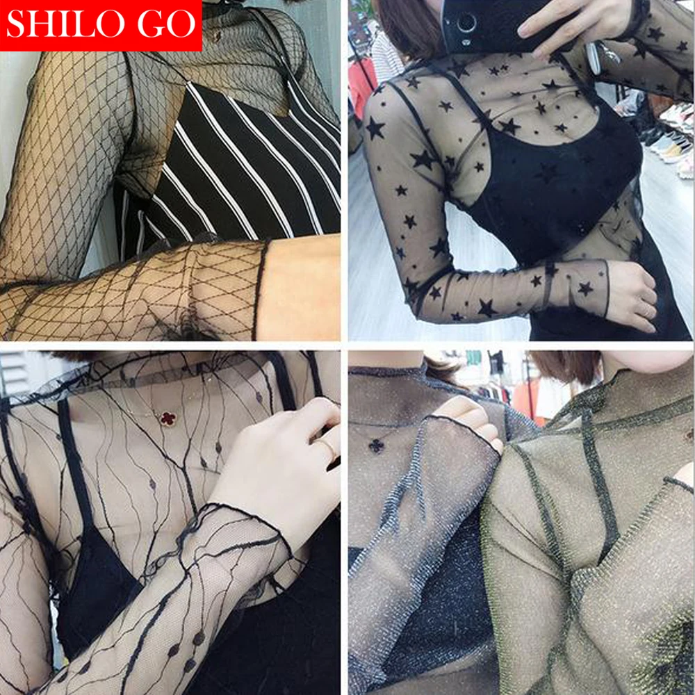 Новинка 2020 сетчатая нижняя рубашка из нитки Прозрачная Кружевная женская