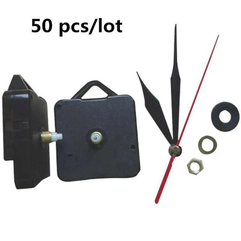 50 шт./лот оптовая продажа кварцевые настенные часы часовые части и аксессуары