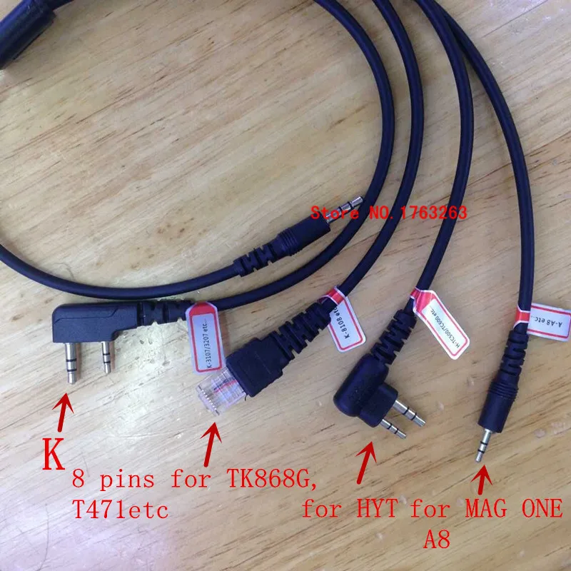 8 в 1 multi function USB Кабель для программирования kenwood baofeng motorola Yaesu ICOM и т. д. рация