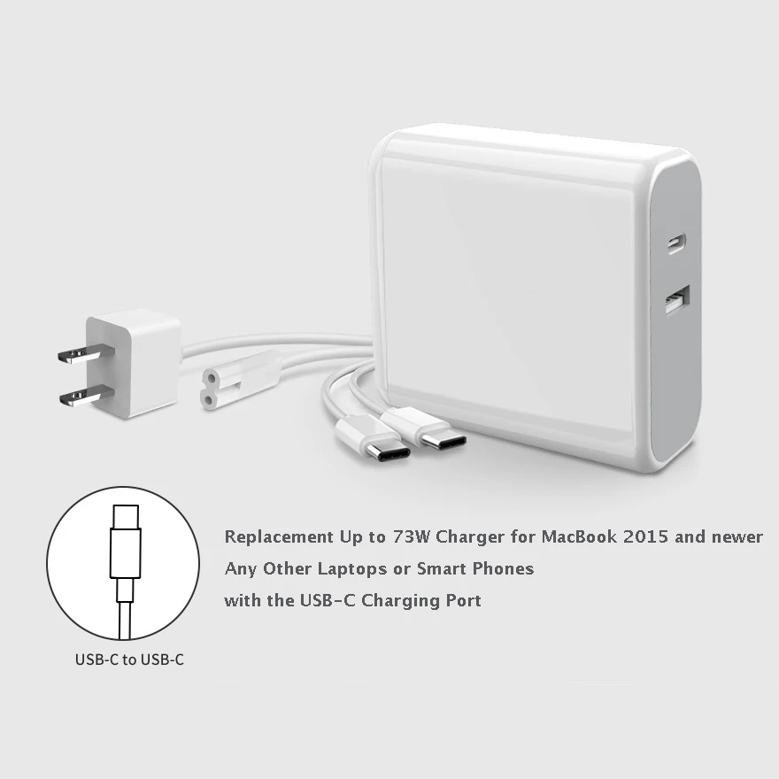 USB Type C PD быстрое зарядное устройство 60 Вт 45 29 AC адаптер питания для ноутбука Macbook
