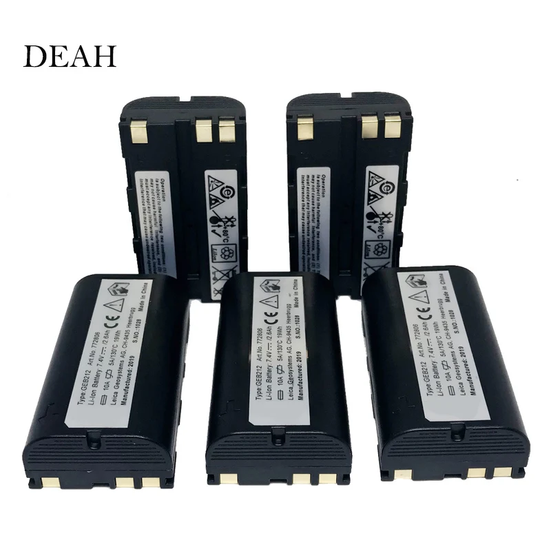 5 PCS 7,4 V 2600 мА/ч, GEB212 GEB211 литий-ионная Замена Батарея для ATX1200 RX1200 gps 1200 GRX1200 GS15 GS10 gps TS02 TS06 GS10 GS15