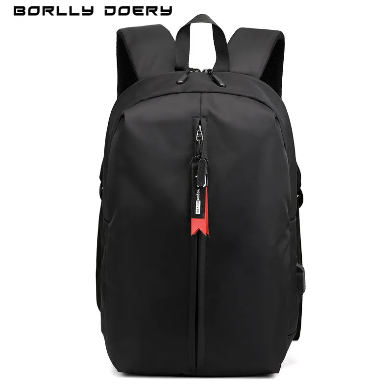 Рюкзак для зарядки через USB большой емкости деловой рюкзак мужская сумка