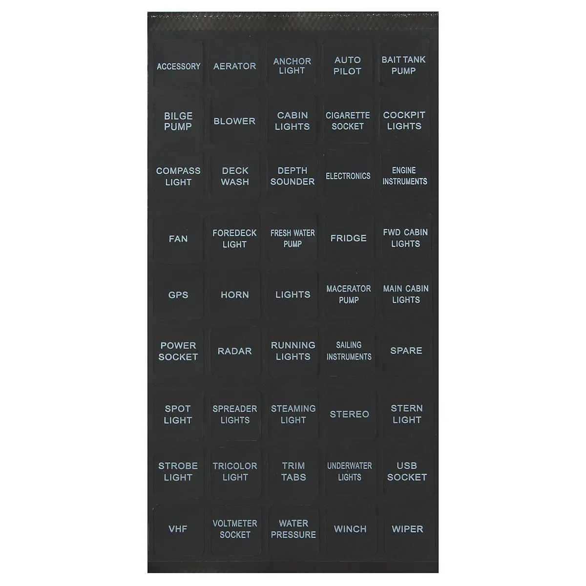 Автомобильный выключатель для лодок панель Переводные картинки набор этикеток 45