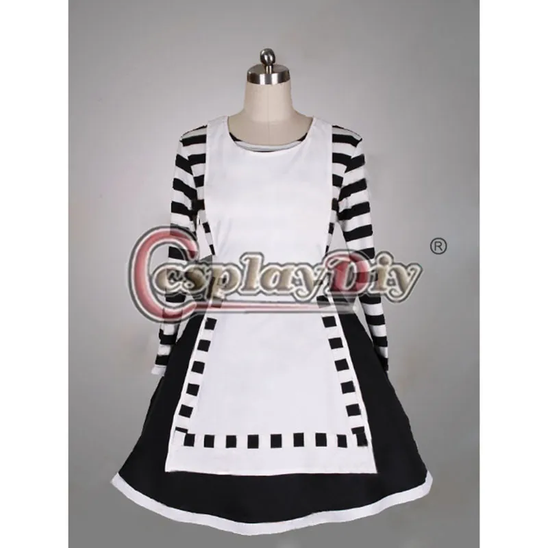 Cosplaydiy алиса madness returns косплей костюм реальный мир dress для взрослых женщин хэллоуин