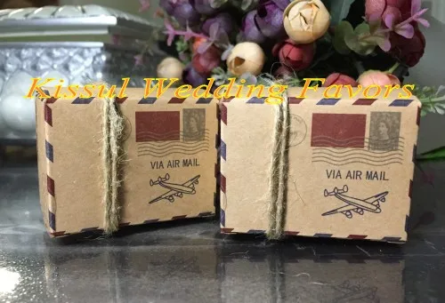 100 шт./лот коробка для карт и сувениров вечерние Ринок винтажная Подарочная из