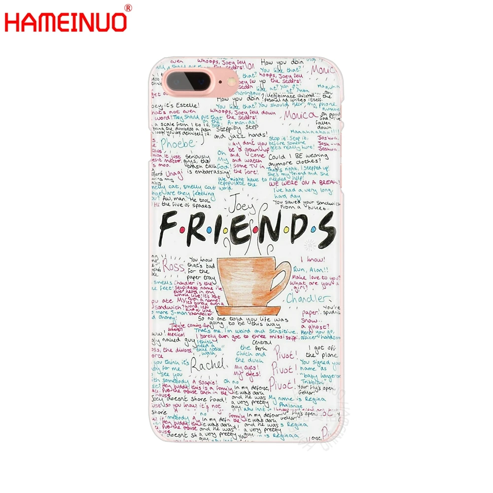 HAMEINUO ТВ друзья навсегда сотовый телефон чехол для iphone X 8 7 6 4 4s 5 5s SE 5c 6s плюс |