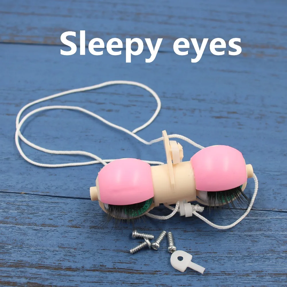 Для 1/6 Blyth eyes механизм новые милые розовые веки могут сделать сонные глаза с |
