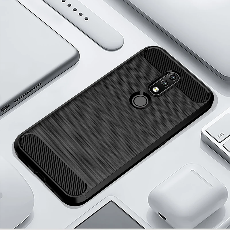 Для Nokia 4 2 Силиконовый прочный защитный мягкий чехол для 2019 5 71 "чехлы телефонов