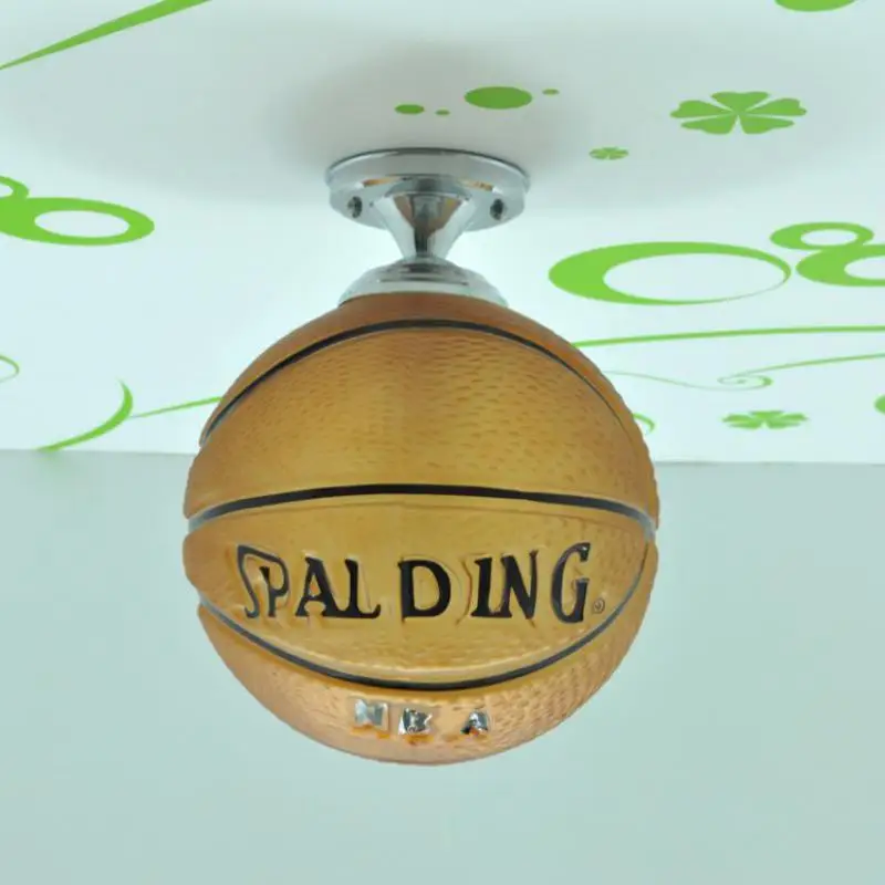Баскетбольная/Футбольная тема под стеклом лампы для детской комнаты подвесные