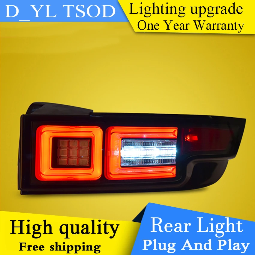 

Car Styling for land rover Evoque taillight assembly 2012-2016 for Evoque rear light dedicated led taillight light with