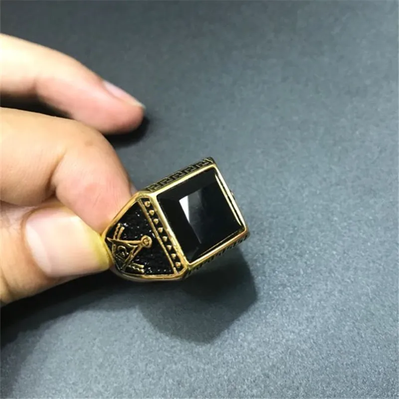 Для Мужчин's Винтаж 316L Нержавеющая сталь кольца масонское кольцо для мужчин