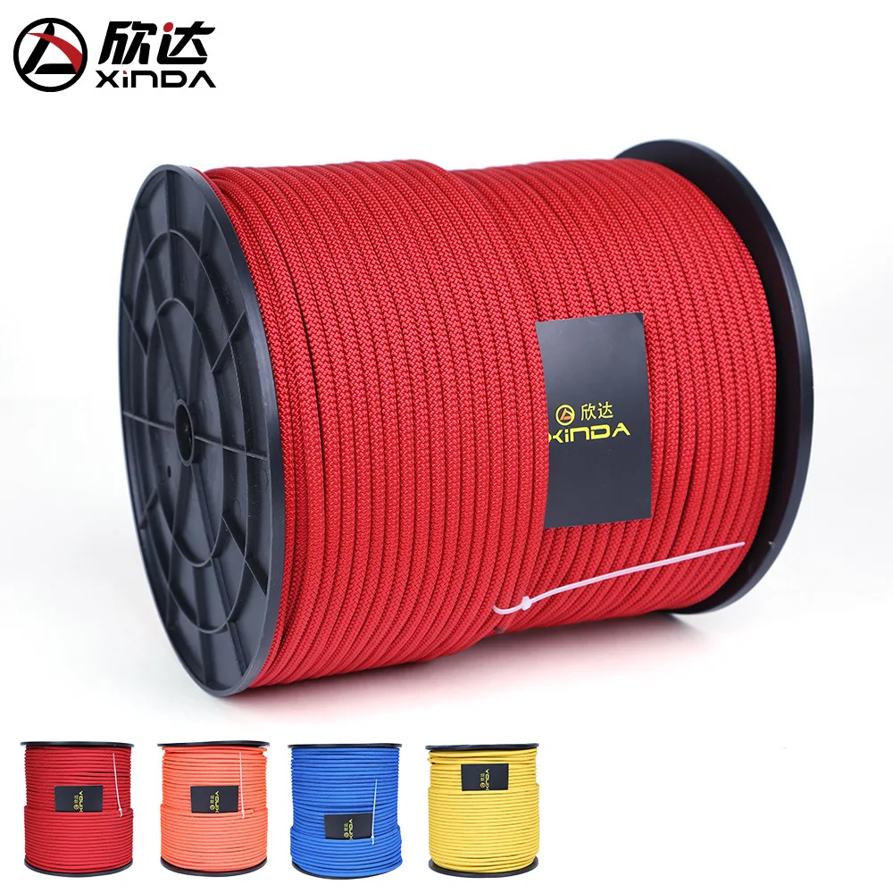 XINDA 2017 открытый статический 6 мм вспомогательный трос для скалолазания веревка