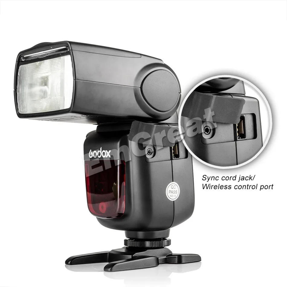 Godox V850II GN60 с 2000 мА/ч, литий-ионный аккумулятор Батарея 2,4G Беспроводная Системы светодиодная вспышка Speedlite для sony цифровой зеркальной камеры Canon Nikon DSLR Камера
