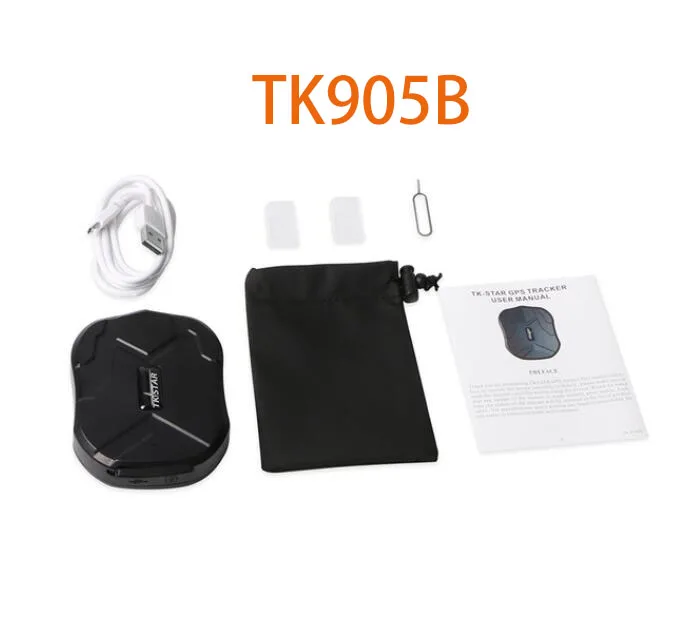 no charger no box Автомобильный gps трекер Tk905 TK905B Сильный магнитный водонепроницаемый GSM GPRS gps трекер анти-потеря системы для автомобиля охранной сигнализации устройства - Цвет: no charger no box