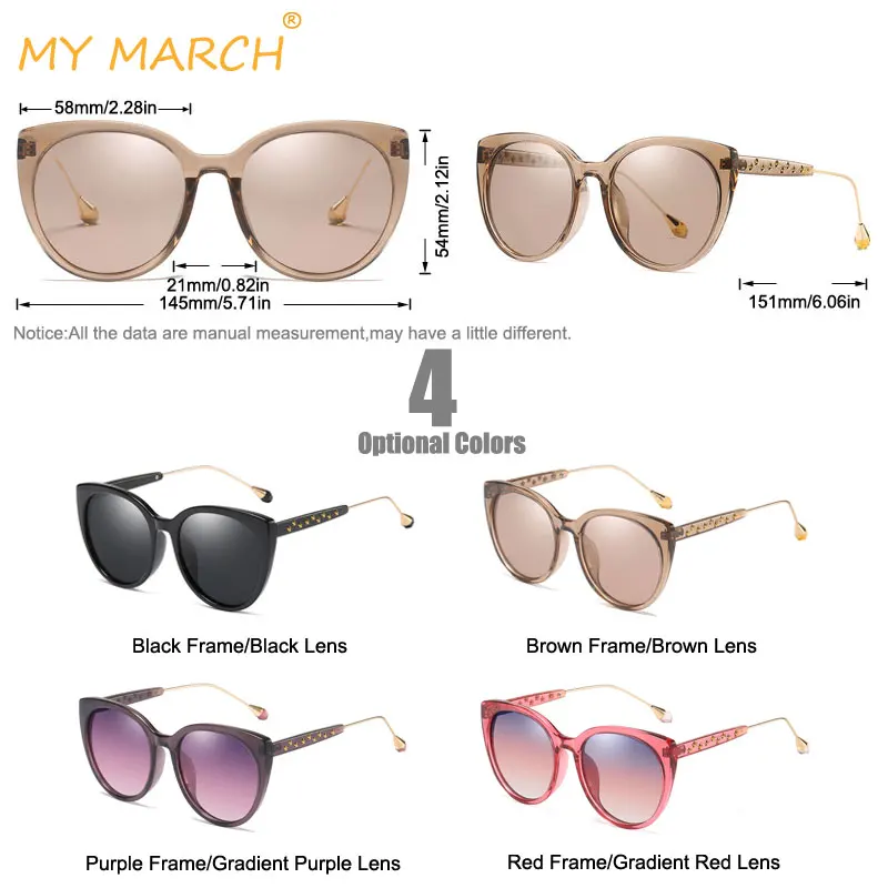 Женские солнцезащитные очки MYMARCH дизайнерские брендовые Роскошные винтажные в