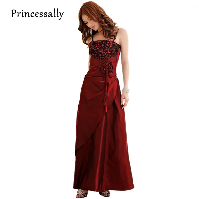 Большой размер фуксия платье невесты длиннее шифоновое ремешок сексуальная