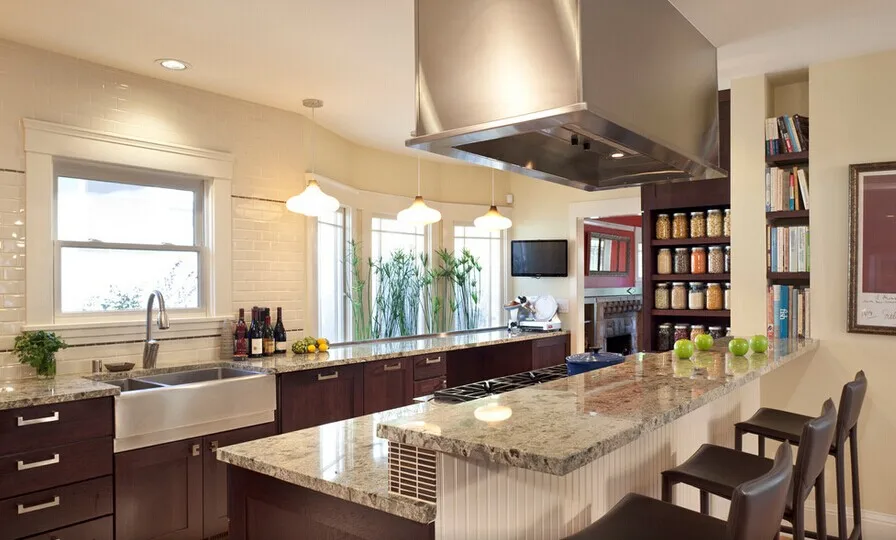 Высокое качество остров современный кухонный шкаф E1 8167 | Обустройство дома