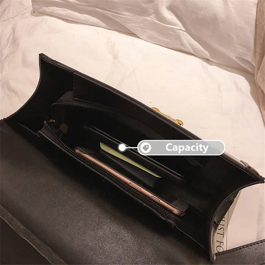 TOYOOSKY Luxury Famous Brand Shoulder Bags Female Handbag Women PU Leather Rivet Messenger Crossbody Bags Fashion Party Clutch