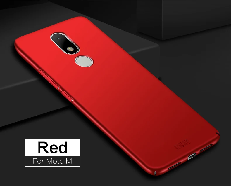 Для Motorola Moto M XT1662 чехол Mofi Жесткий задний полный Чехол для Moto M XT1663 5," матовый пластик Funda чехол s