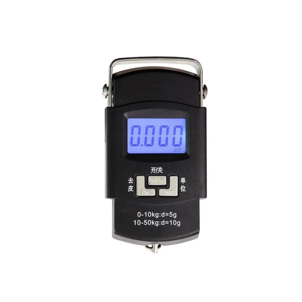 50kg x 10g Mini Digital Scale for Fishing Luggage Travel Weighting Hanging Electronic Hook Kitchen Weight Tool | Инструменты