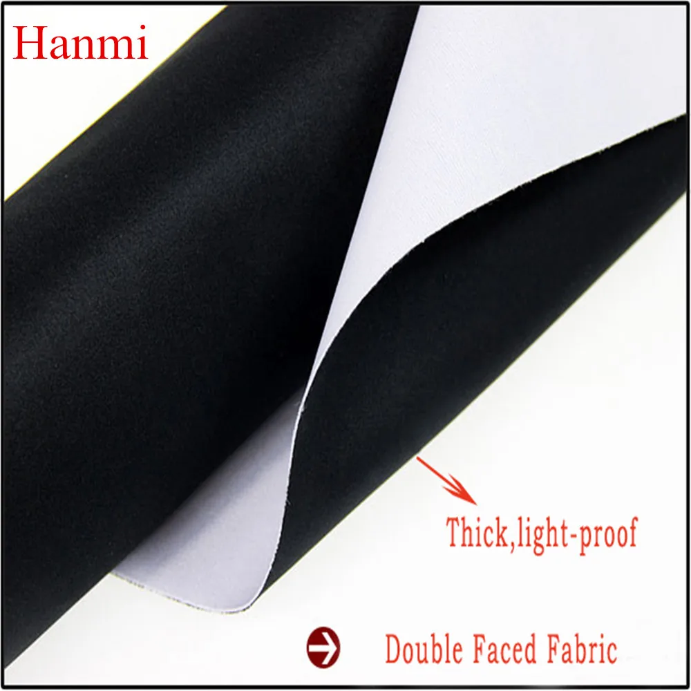 Hanmi двусторонняя ткань Белый Черный Ширина 2 м * 3 фото освещение студия хлопок