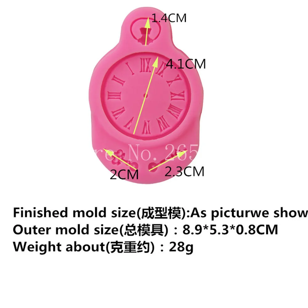 МАЯТНИК Часы Форма Силиконовые помадка мыло 3D торта кекс желе конфеты Шоколадные