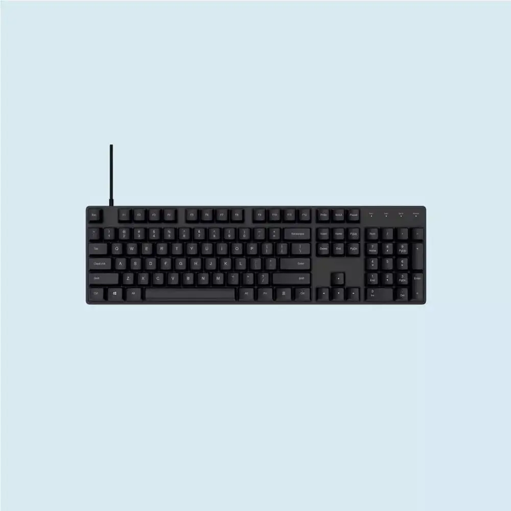 Mechanical Keyboard Xaiomi механическая клавиатура вишневая красная ось 104 клавиш складной штатив PBT ключ крышка игровая Офисная Клавиатура игровая клавиатура - Цвет: Mechanical Keyboard