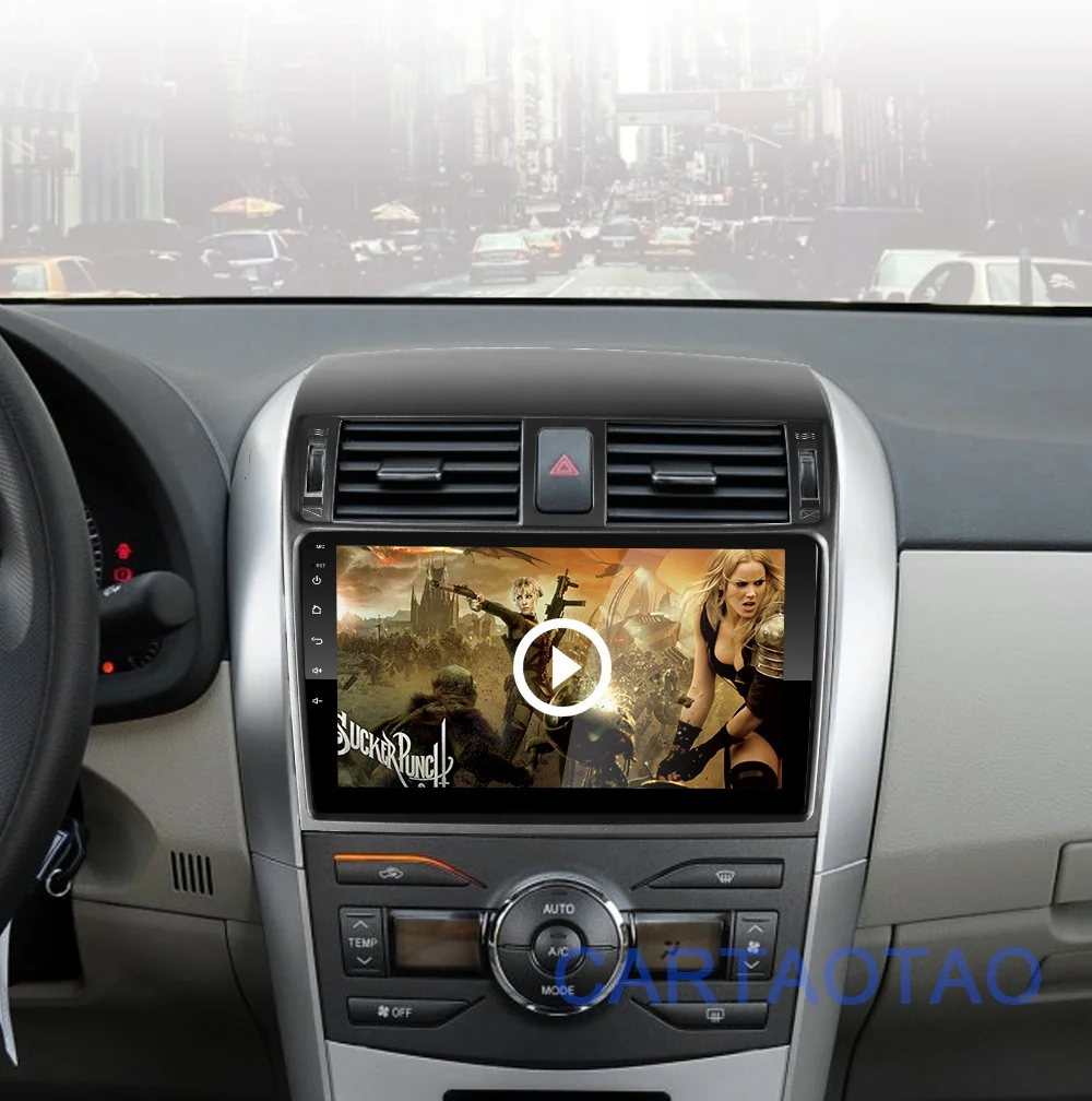 2G+ 32G " 2din Android 8,1 GO автомобильный dvd-плеер для Toyota Corolla E140/150 2006-2013 автомобильный Радио gps навигация wifi плеер