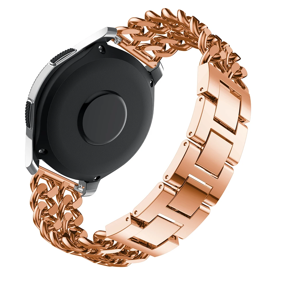 Фото Роскошный ремешок для часов Xiaomi Watch S3, ремешок для Samsung Galaxy Watch 46 мм, браслет для часов, Ширина 22 мм, металлический ремешок для часов №3