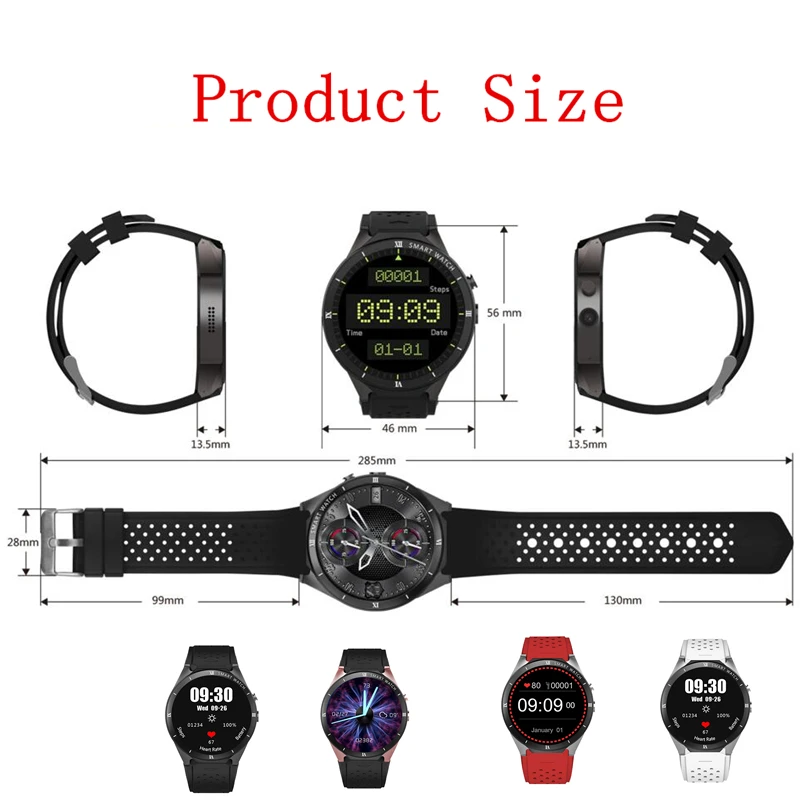 Bluetooth Smart часы PK KW99 H2 I4 X5 ОС Android 5 1 MTK6580 3G Wi-Fi gps сердечного ритма Smartwatch Поддержка