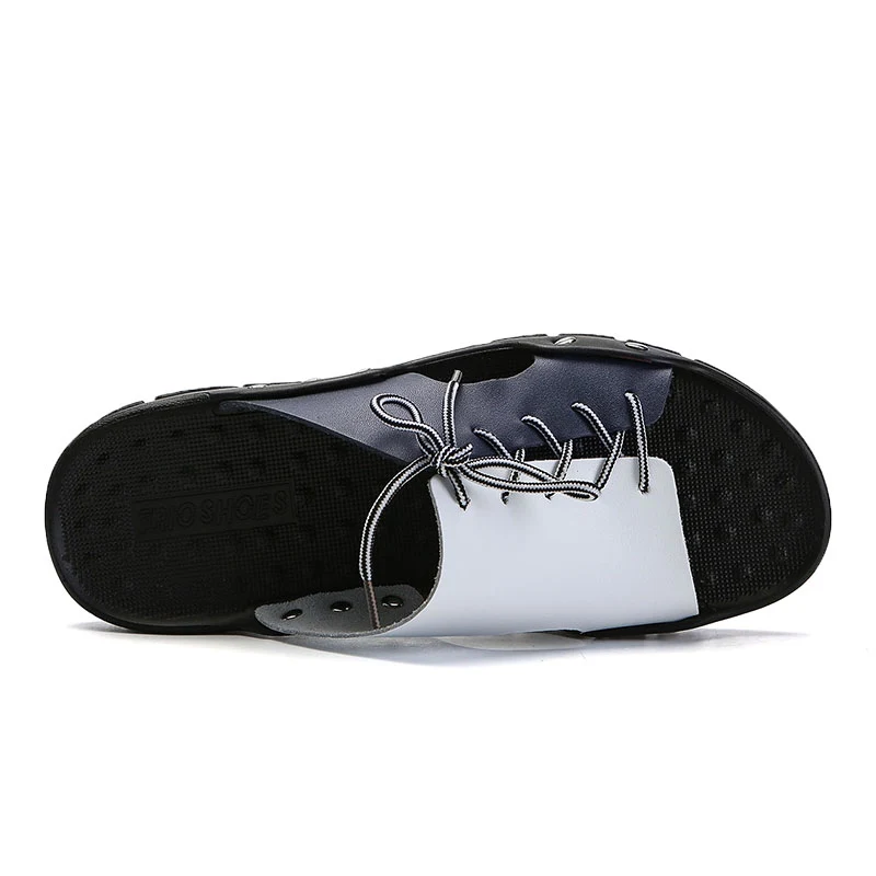 YIXI/Новинка 2019 летняя пляжная обувь мужские уличные сандалии тапочки