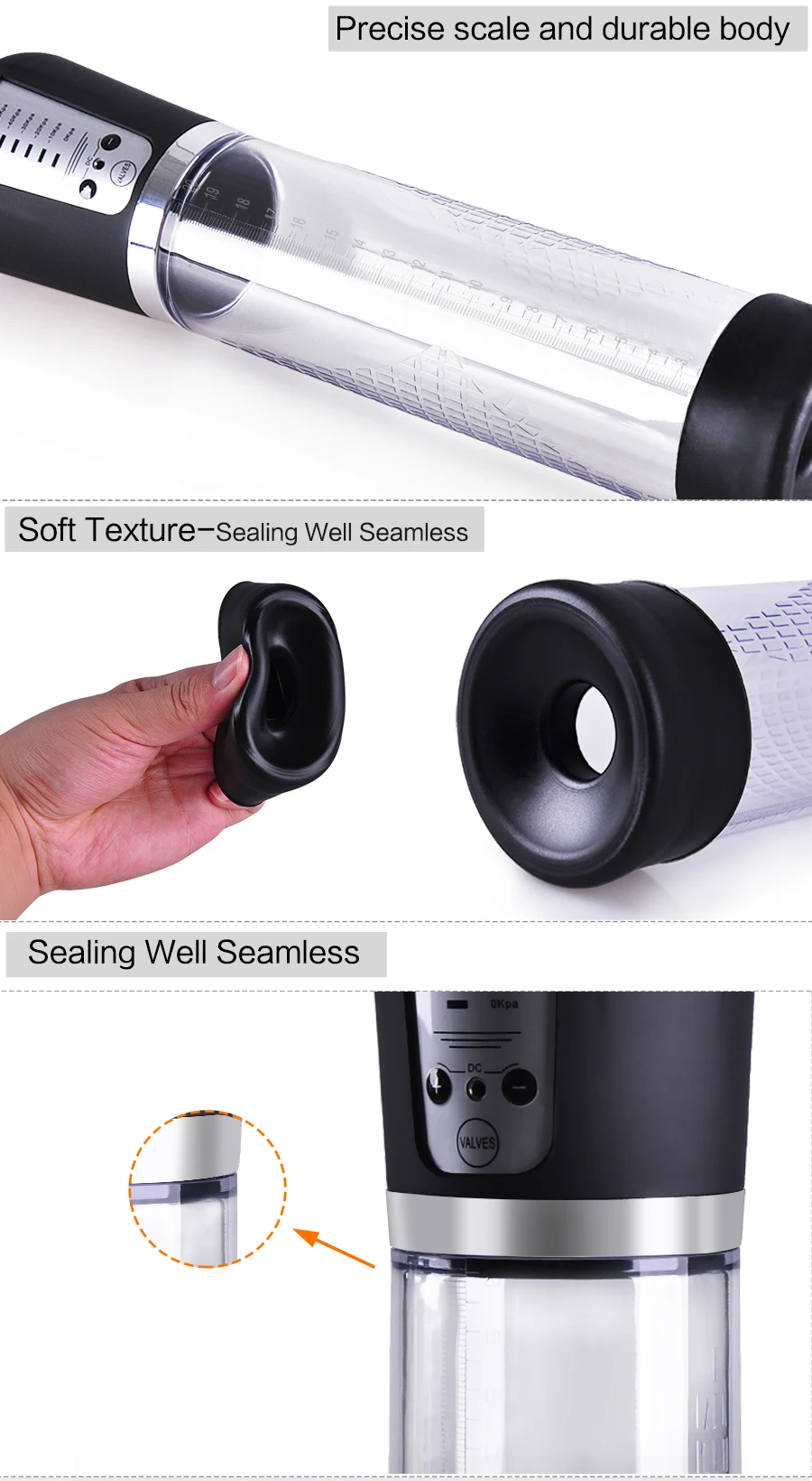 Электрический автоматический насос для пениса перезаряжаемый от USB увеличитель