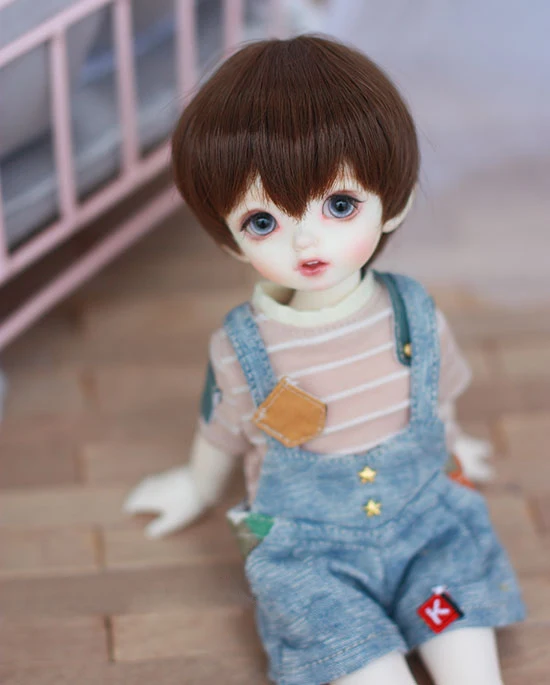 BJD милые парики для волос имитация Мохеровых коротких 1/3 1/4 1/6 DD SD YOSD Куклы супер