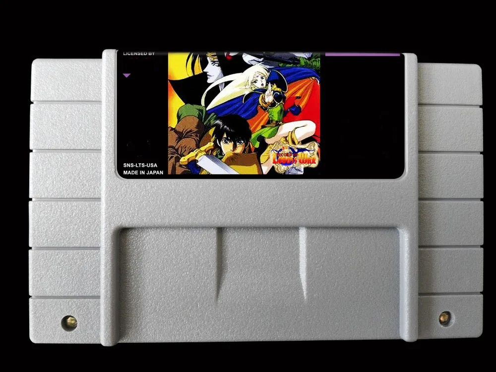 16Bit Games ** Record of Lodoss War ( USA Version!! Fully Playable English translation!! )