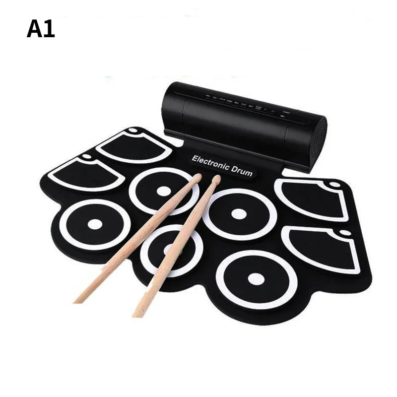 Borui портативный Радио электронный барабан складной для взрослых начинающих