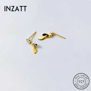 Серьги-подвески женские из серебра 2018 пробы, с цирконием