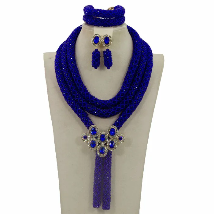 2017 новейшие очаровательные нигерийские Свадебные африканские бусины комплект