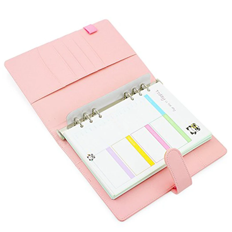 Магнитный список покупок Note цветочный дизайн на подкладке бумага A5 спирали PU