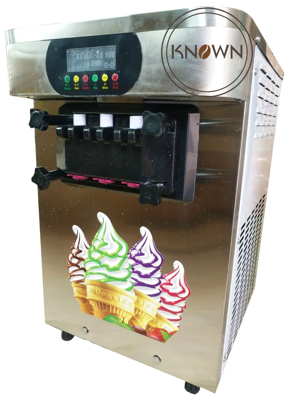 2020 Popular High Quality 220V Table Instant Ice Cream Rolls Machine Soft Serve | Бытовая техника