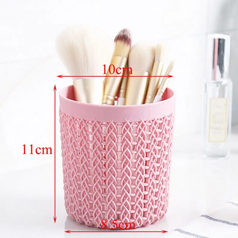 

Empty Cosmetic Brush Holder Bag Cylinder Hollow Cosmetic Brush Holder Box Cylinder Storage Brushes Organizer Make Up Tools