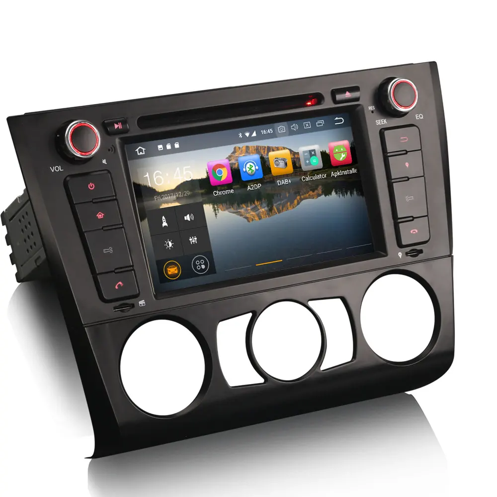 Erisin ES7840B 7 &quotAndroid 8 0 Восьмиядерный 4G RAM автомобильный DVD GPS радио DVR DAB + для BMW E81