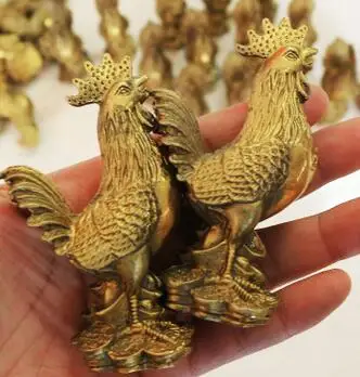 

office] Home Furnishing crafts copper Rooster lucky feng shui ornaments jewelry gift sculpture ZZ
