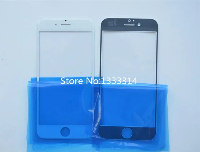 IRepair-You внешний передний стеклянный экран объектива для iPhone 5 5S 5c 6 6S 7 Plus Сменные ремонтные комплекты+ закаленное стекло+ 9 Светодиодный УФ-фонарь