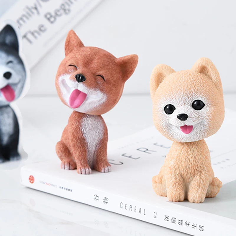 Kayme Car Styling Bobble Head Dog Dashboard Doll Auto Shaking Toy Decoration Gift Birthday Present | Автомобили и мотоциклы