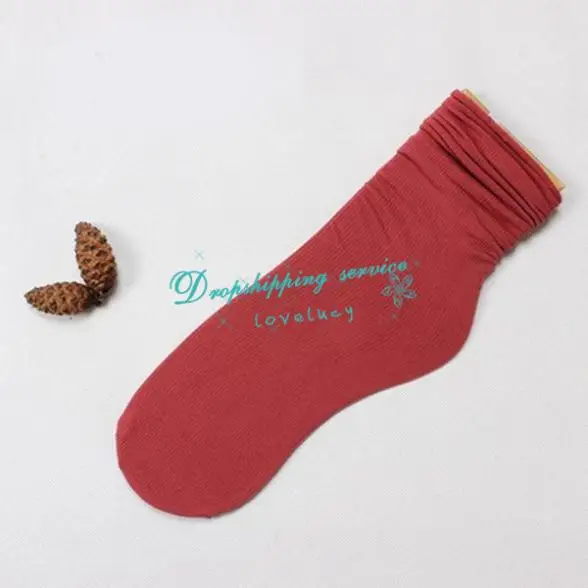 Velvet Retro Candy Colors Socks In Tube Curling Free Shipping | Женская одежда