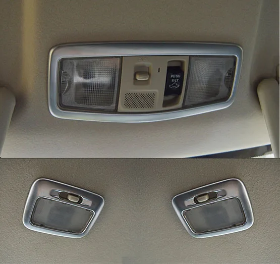 ACCESSORIES FIT FOR MITSUBISHI OUTLANDER 2016 CHROME ROOF READING LIGHT LAMP COVER TRIM CONTROL SWITCH PANEL FRAME GARNISH | Автомобили и