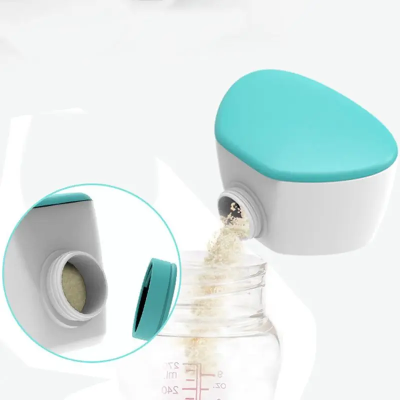 

Baby Milk Powder Formula Dispenser Container Children Portable PP Case for Four-Trellis Storage Flower Shaped Sealed Feed Box