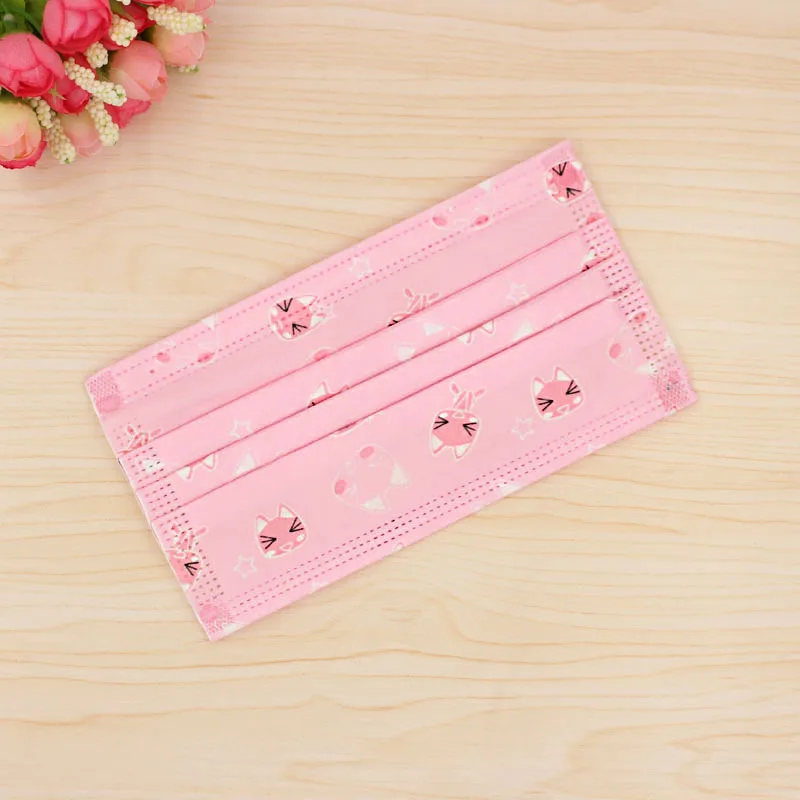 3 10 шт./компл. Пёс из мультфильма одноразовые маски Kawaii печатных трехслойная Нетканая пыли Защитная маска, способный преодолевать Броды для взрослых детей обувь для мужчин и женщин - Цвет: 3