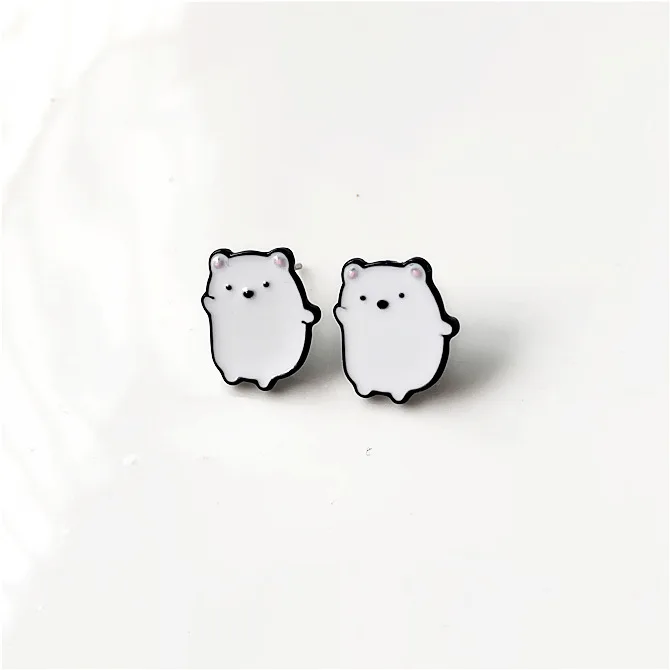 IVYYE Sumikko gurashi модная аниме Сережка с героями мультфильмов милые серьги-гвоздики с животными для женщин девочек детские ювелирные изделия подарок